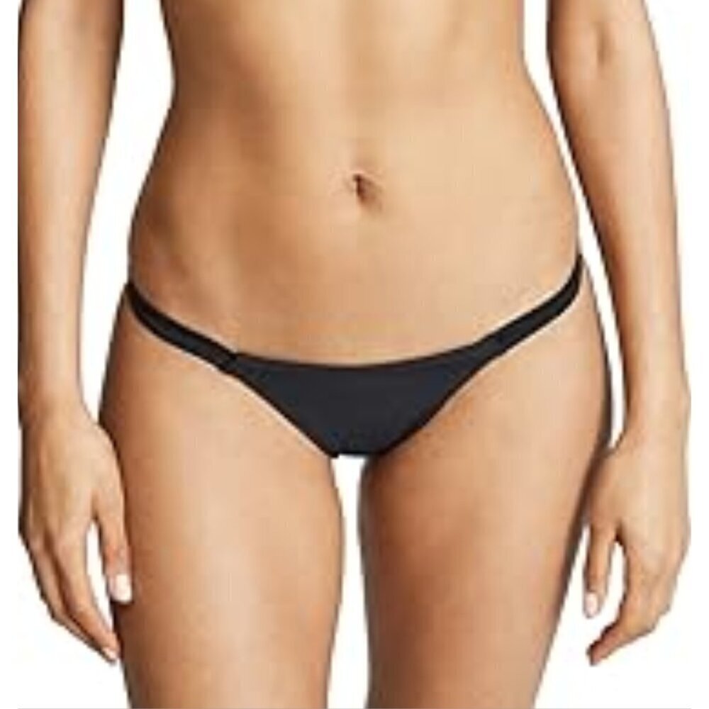 New! For Love And Lemons Black Bikini Bottom Size L 1937